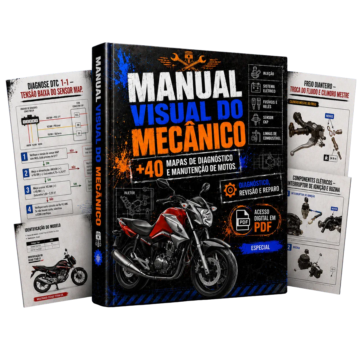 Plano simples do Manual Visual do Mecânico
